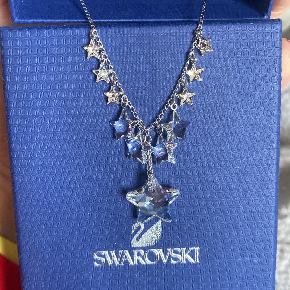 Swarovski Crystal Star Necklace - Picture 2 of 3